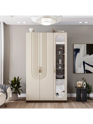 Velmo Aspen 3 Kapaklı Gardırop (Aytaşı)