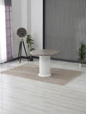 JoyMassa Aura Yuvarlak Bohem 90X90 Mdf Masa ( Masa Fiyatıdır )