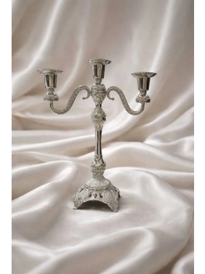 Raşha Collection 3 Kollu Şamdanlık