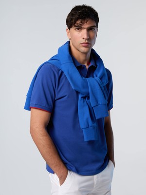 North Sails Regular Fit %100 Organik Pamuk Baskılı Erkek Polo Yaka Tişört