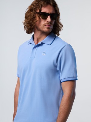 North Sails Regular Fit %100 Organik Pamuk Baskılı Erkek Polo Yaka Tişört