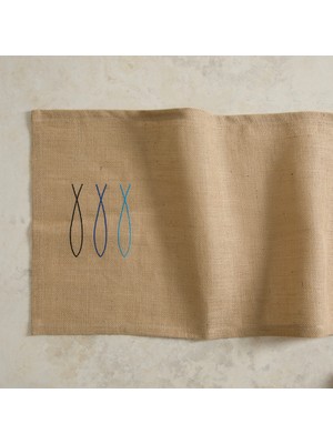 Mudo Home Marin Three Fısh Runner Naturel 45X150