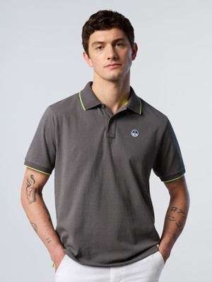 North Sails Regular Fit %100 Organik Pamuk Baskılı Erkek Polo Yaka Tişört