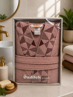 Özdilek Bornoz Triangle Pembe