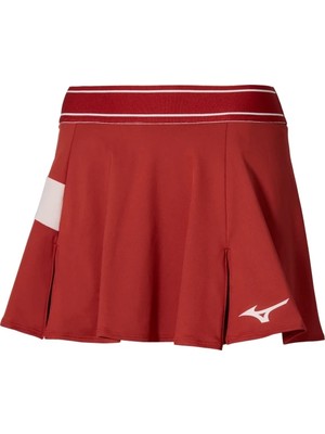 Mizuno Stargazer Flying Skirt Kadın Tenis Eteği Bordo