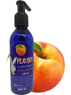 Playboy Çilek ve Şeftali Aromalı Masaj Yağı