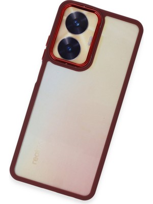 Realme C55 Kılıf Dora Kapak - Kırmızı