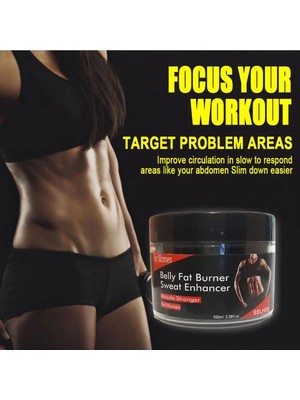 Belly Fat Burner For Women Kadın Hızlı Yağ Giderici Krem 100 ml x 2 Adet