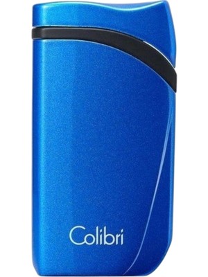 Colibri Falcon Carbon Fiber Blue Üç Torch Puro Çakmağı
