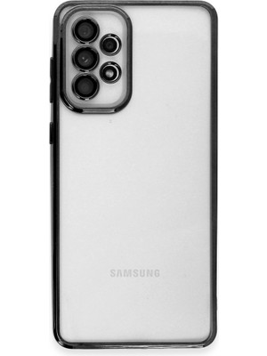 Galaxy A53 5g Kılıf Razer Lensli Silikon - Siyah