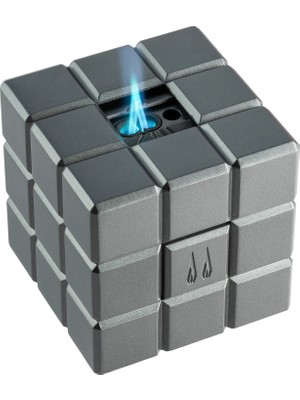 Colibri Heritage 2 Torch Gri Masa Üstü Puro Çakmağı