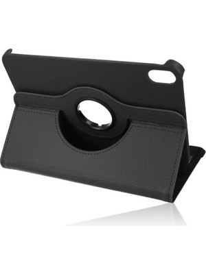 iPad Mini 6 Kılıf 360 Tablet Deri Kılıf - Siyah