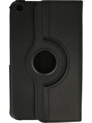 Galaxy T310 Tab 3 8 Kılıf 360 Tablet Deri Kılıf - Siyah