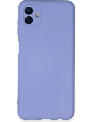 Galaxy A04E Kılıf Nano Içi Kadife Silikon - Lila