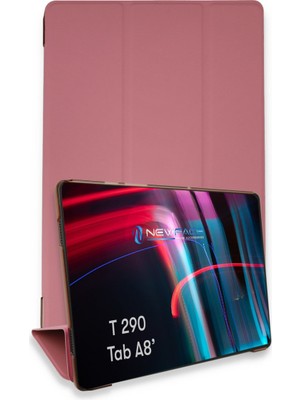 Galaxy T290 Tab A 8 Kılıf Tablet Smart Kılıf - Pembe