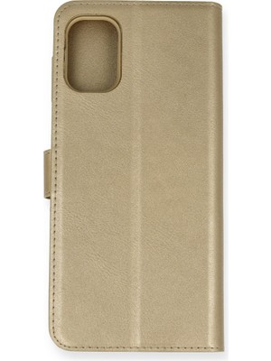 Galaxy M51 Trend S Plus Kapaklı Kılıf - Gold