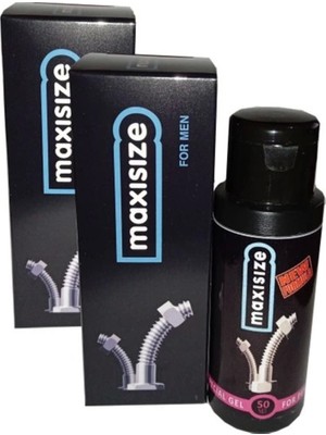 Erkeklere Özel For Men Maxı Sıze Lubricant Jel 50 ml 2 Adet