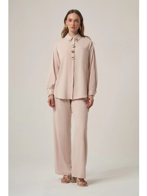 Ftz Women Kadın Kapella Takım  Beige 31424