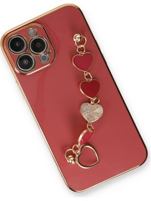 iPhone 14 Pro Kılıf Esila Silikon - Kırmızı