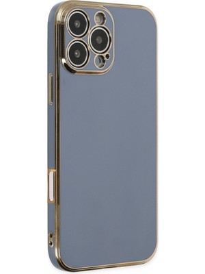 iPhone 16 Pro Kılıf Volet Silikon - Mavi