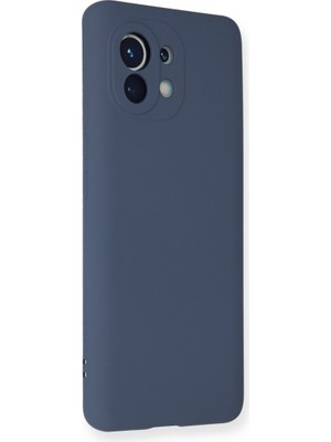 Mi 11 Kılıf Nano Içi Kadife Silikon - Gri