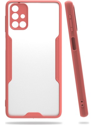 Galaxy M31S Kılıf Platin Silikon - Pembe