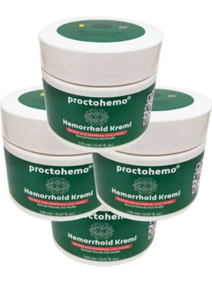 Proctohemo Rahatlatıcı Bakım Kremi 4 Adet 150 ml Büyük Boy