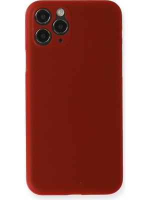 iPhone 11 Pro Kılıf Pp Ultra Ince Kapak - Kırmızı