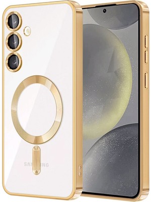 Galaxy S24 Kılıf Kross Magneticsafe Kapak - Gold