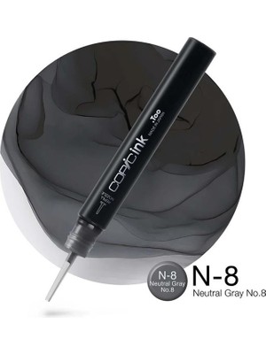 Copic Ink Neutral Gray No 8 N-8
