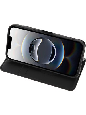 iPhone 16E Kılıf Trend S Plus Kapaklı Kılıf - Lacivert