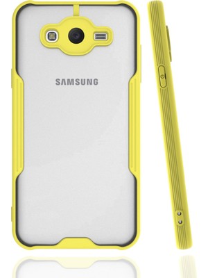 Galaxy J7 Kılıf Platin Silikon - Sarı