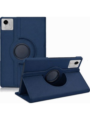 Pad X9A 360 Tablet Deri Kılıf - Lacivert