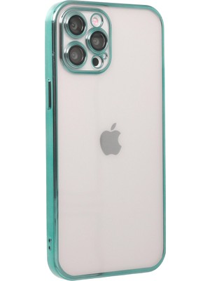 iPhone 12 Pro Max Kılıf Razer Lensli Silikon - Yeşil