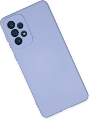 Galaxy A23 4g Kılıf Nano Içi Kadife Silikon - Lila