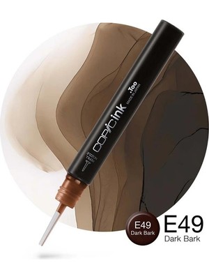 Copic Ink Dark Bark E-49