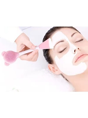Nessi World Cilt Bakım Fırçası ve Maske Spatulası