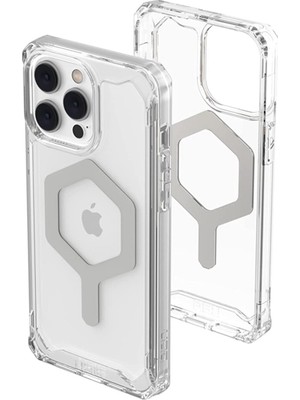 iPhone 14 Pro Kılıf Uag Plyo Magneticsafe Silikon - Şeffaf