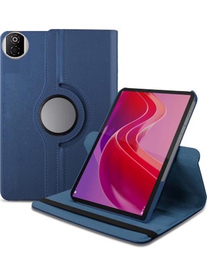 Pad X7 360 Tablet Deri Kılıf - Lacivert