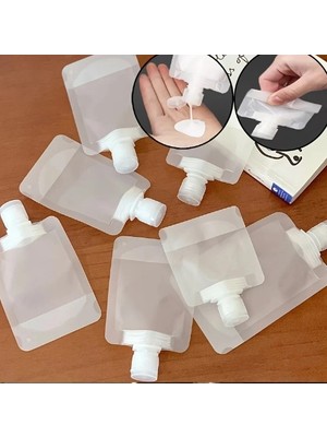 Nessi World 3 Adet 100ML Krem Şampuan Kabı Tekrar Kullanılabilir Set
