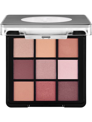 Flormar 9'lu Kompakt Göz Farı Paleti 006 Felt Cute Kremsi Dokulu Mat Bitişli Doğal Görünüm