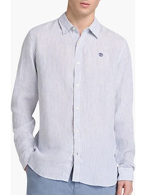 Timberland Mill Brook Linen Striped Regular Erkek Gömlek