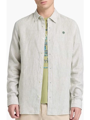Timberland Mill Brook Linen Striped Regular Erkek Gömlek