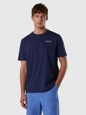 North Sails Lacivert Erkek Regular Fit Baskılı T-Shirt NS0000693162