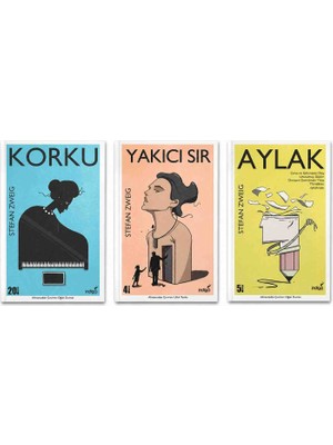 İndigo Stefan Zweig Korku – Yakıcı Sır – Aylak 3'lü Kitap Seti | Indigo Kitap | Dünya Klasikleri | Modern Klasik Roman Seti | Edebiyat Kitapları