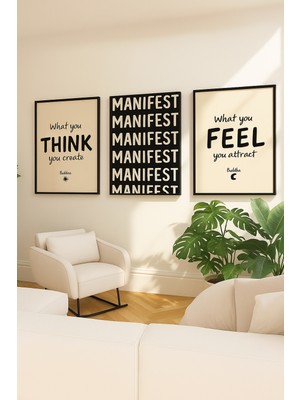 Nt Handmade Çerçeveli Uv Baskı Manifest Duvar Tablosu – Modern & Şık Duvar Dekoru