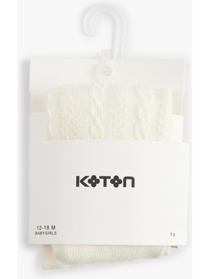 Koton Desenli Külotlu Çorap