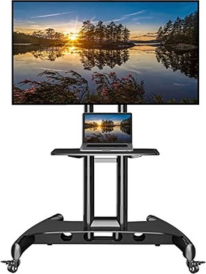 Larskas North Bayou Nb AVA1500-60-1P LCD LED OLED Plazma Düz Panel Ekranlar Için 32-75 Inch Tuv Sertifikalı Tekerlekli Profosyonel Tv Sehpası