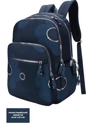 Larskas Navy Renk Sırt Çantası - Laptop Bölmesi ile