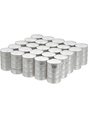 Larskas Ikea 500.979.95 Glimma Kokusuz Tealights, 100'LÜ Paket          [enerji Sınıfı A+]